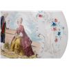 Image 7 : Victorian Fragonard Style Milk Glass Vase Pair