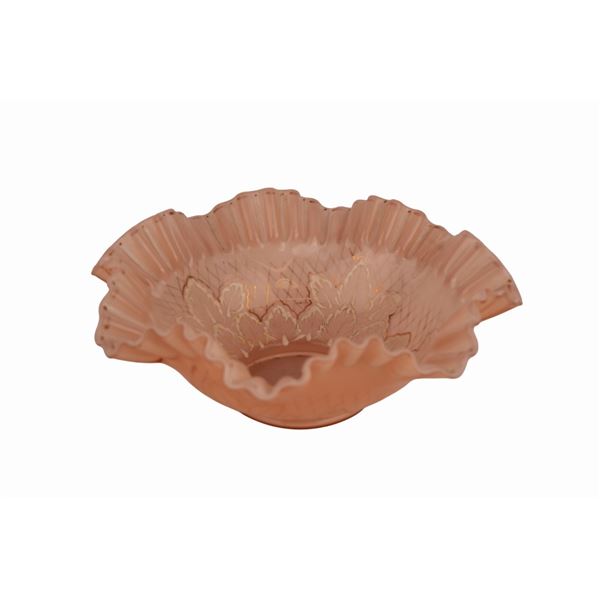 Rosaline Depression Glass Scalloped Bowl