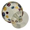 Image 5 : Czech Bohemian Art Glass Dot Compote