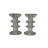 Image 1 : Iittala Festivo Timo Sarpaneva Glass Candlesticks