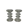 Image 3 : Iittala Festivo Timo Sarpaneva Glass Candlesticks