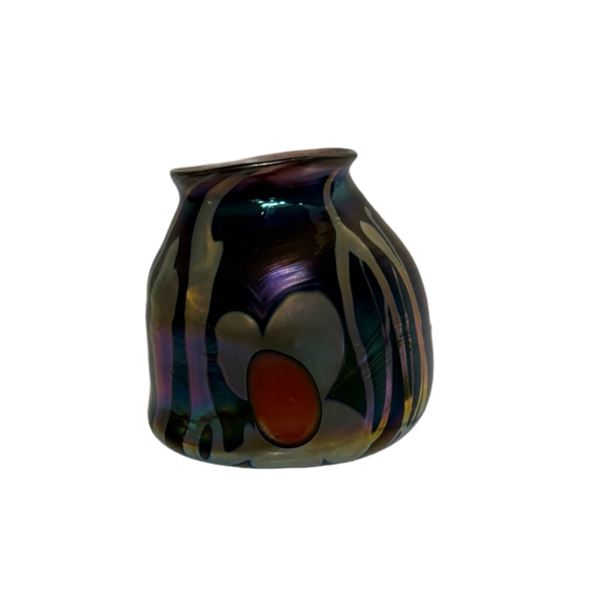 John Simpson 1977 Studio Art Glass Vase
