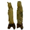 Image 3 : Set of Two Chinese Soapstone Deity Carvings