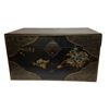 Image 1 : Chinoiserie Black Lacquer Chinese Chest