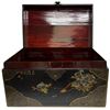 Image 5 : Chinoiserie Black Lacquer Chinese Chest