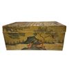 Image 1 : Antique Chinese Chinoiserie Gold Leather Chest