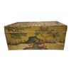 Image 2 : Antique Chinese Chinoiserie Gold Leather Chest