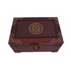 Image 2 : Chinese Rosewood & Brass Longevity Jewelry Box