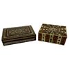 Image 1 : Indian & Syrian Marquetry Wooden Trinket Boxes
