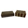 Image 3 : Indian & Syrian Marquetry Wooden Trinket Boxes