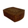 Image 3 : Indian Carved Wood Jewelry Box