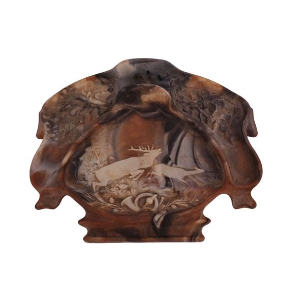 Buck & Doe Incolay Stone Tobacco Tray Desk Valet