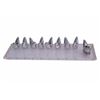 Image 1 : Modernist Lucite & Silver-Plated Bird Menorah