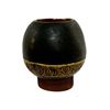 Image 2 : 1965 Artist Signed Gourd-Style Ceramic Vase
