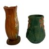 Image 2 : Roseville Art Pottery Handled Vase Pairing