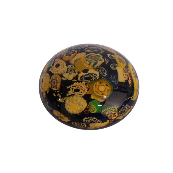 Murano Millefiori Art Glass Paperweight