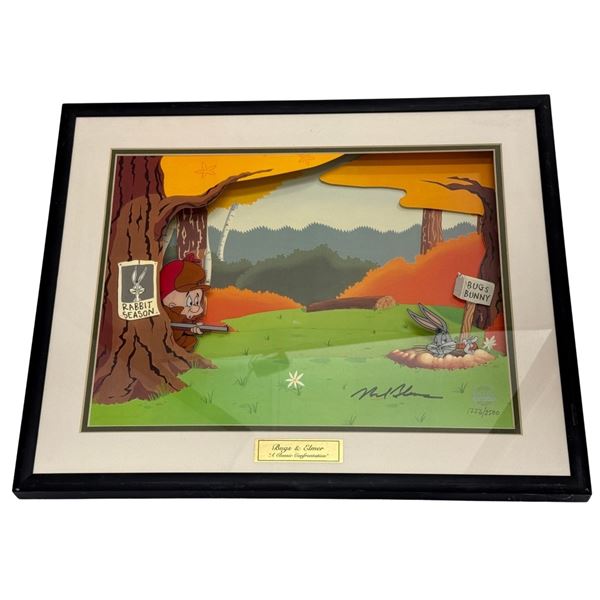 Mel Blanc Signed Animated 3D Mixed Media Display