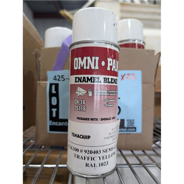 OMNI-PAK ENAMEL BLEND SPRAY PAINT (SEMI-GLOSS) (ASST. COLOURS)