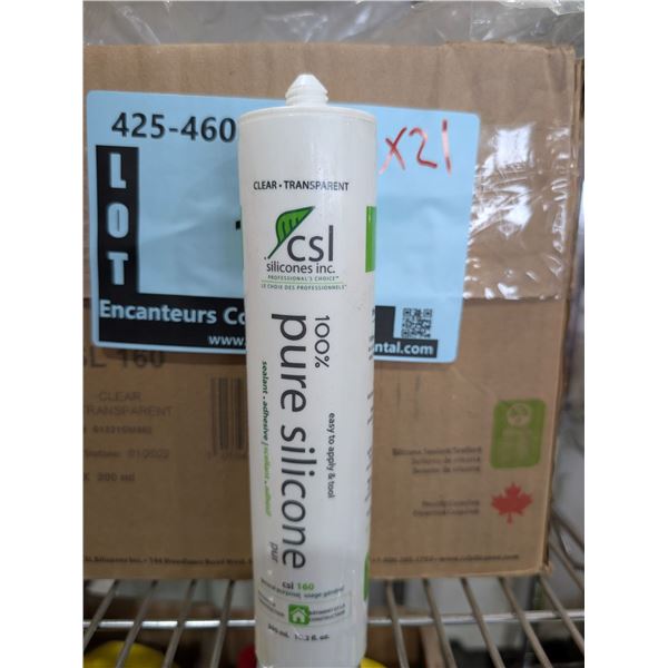 SEALANT CSL 100% PURE SILICONE (CLEAR) 300mL