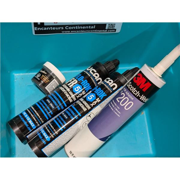 LOT OF 3 ASSORTED ADHESIVES