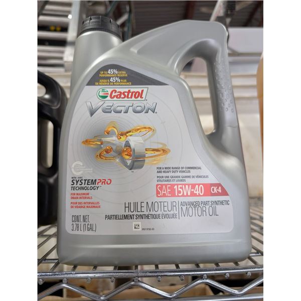 MOTOR OIL SAE 15W-40 CK-4 CASTROL VECTON 3.78L