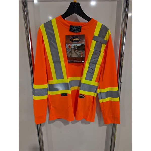 BIRDSEYE SAFETY SHIRT PIONEER 6995-V1051250 (ORANGE) GR:XS