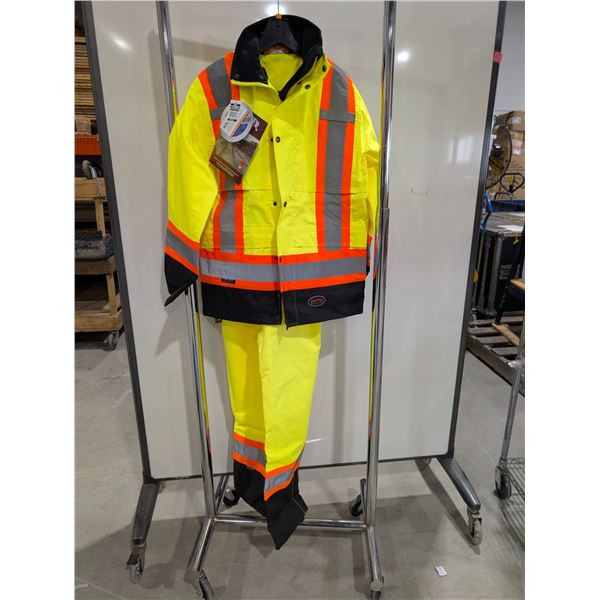 SAFETY JACKET & OVERALL PIONEER YELLOW-GREEN) GR:XS