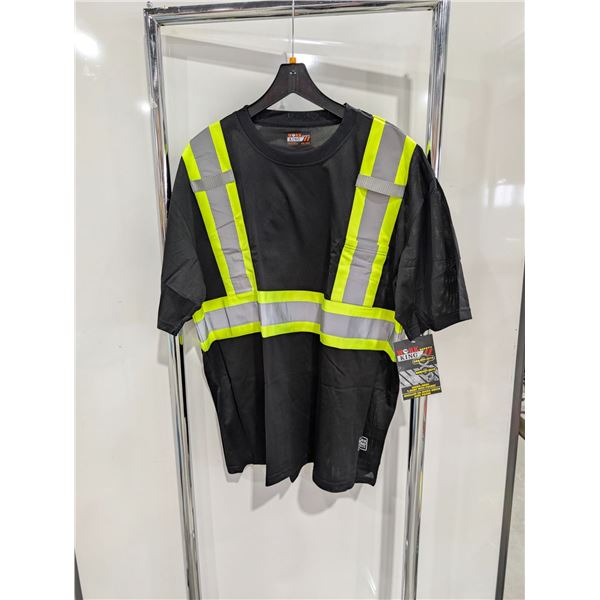 SAFETY T-SHIRT KING 539221 (BLACK/REFLECTIVE STRIPE) GR: 3XL