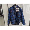 Image 1 : FLEECE HOODIE PIONEER V308093 (ROYAL/BLACK PLAID) GR:S