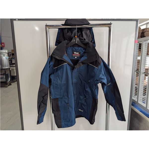 RAIN COAT VIKING 838CN (CHARCOAL/NAVY) GR:S