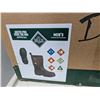 Image 2 : SAFETY BOOTS MUCKPROOF ARCTIC PRO STEEL TOE CSA9 (BLACK/BROWN) GR:9