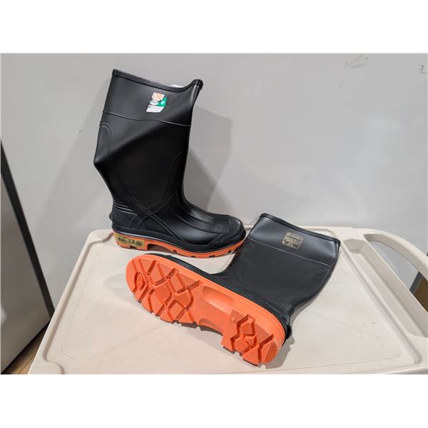 PROTECTIVE RAIN BOOTS SERVUS 75145C (BLACK/BROWN) GR:13