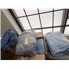 Image 1 : LOT: 30+ DISPOSABLE COVERALL (BLUE) ASST.