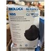 Image 1 : LOT OF 4 BOXES OF 10pcs MOLDEX M4600 N95 MASKS (SMALL)