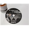 Image 1 : WALTER CUTOFF WHEEL 11-H 062 TITANIUM 7"x3/64"x7/8"