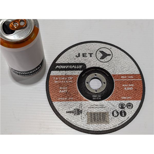 JET POWERPLUS CUTOFF WHEEL 501636 STEEL 7"x1/16"x7/8"