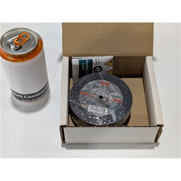 BOX OF 25pcs 3M SILVER CUTOFF WHEEL 87460 4"x.035"x.25"