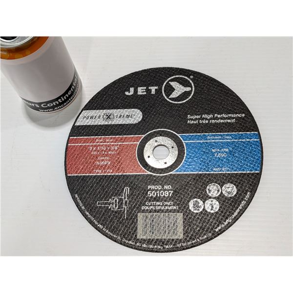 JET POWER-X-TREME CUTOFF WHEEL 501087 GRADE A46PX 8"x1/16"x5/8"