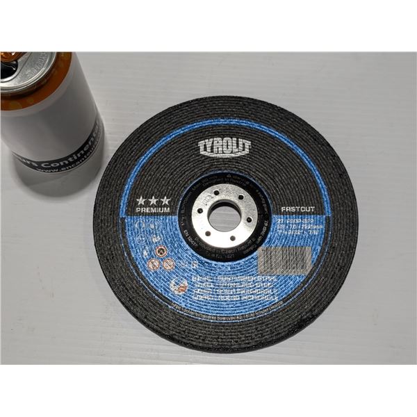 TYROLIT FASTCUT STAINLESS GRINDING WHEEL 27 R30P-8FP 7"x9/32"x7/8"