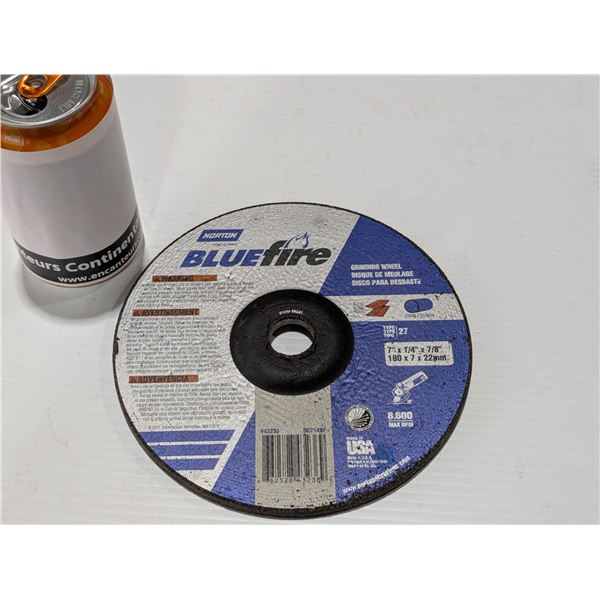 NORTON BLUEFIRE GRINDING WHEEL STAINLESS 43236 7"x1/4"x7/8"