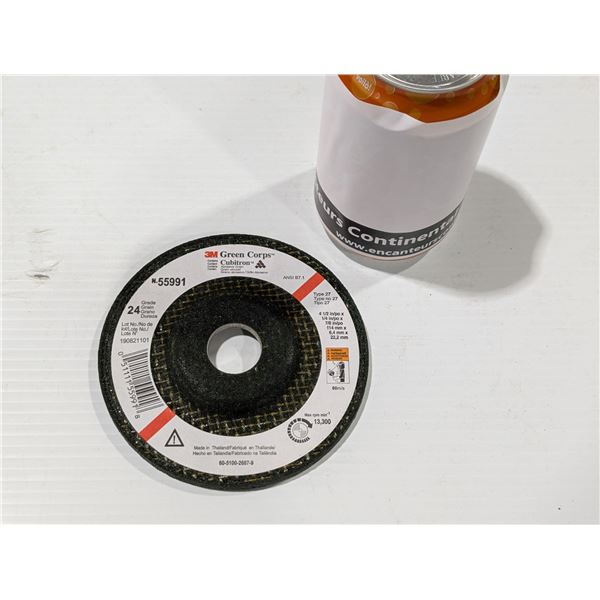 3M green corps CUBITRON GRINDING WHEEL 55991 4.5"x1/4"x7/8""