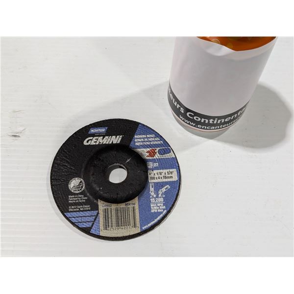 NORTON GEMINI STAINLESS GRINGING WHEEL 42017 4"x1/8"x5'8"