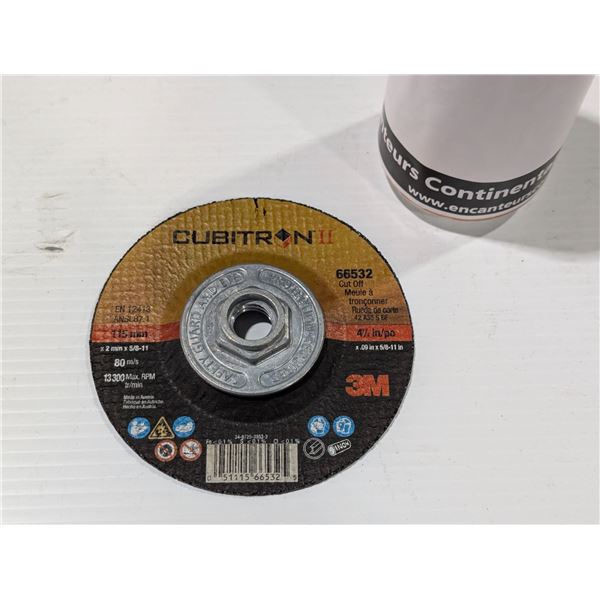 3M CUBITRON II CUTOFF WHEEL 66532 4.5".09""x5/8-11"