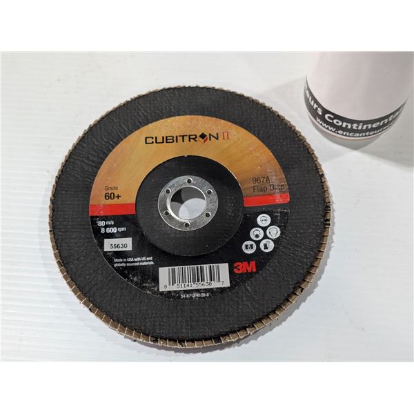 3M CUBETRON II FLAP DISC 55630 GRADE 60+
