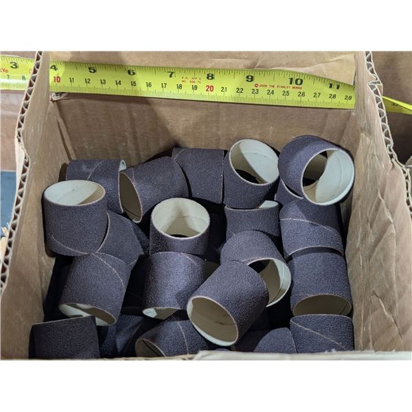 LOT: 90+ SPIRAL BAND SANDERS 1.25"x.5" d