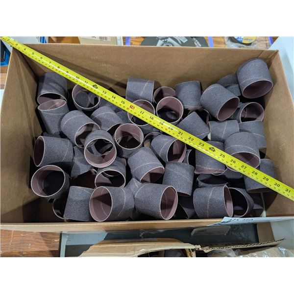 LOT: 60+ SPIRAL BAND SANDERS 3"x3"d