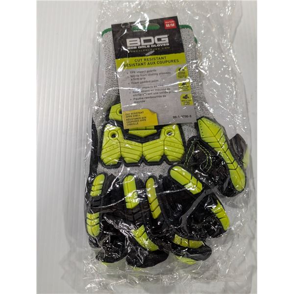BDG CUT RESISTANT TPR IMPACT GLOVES 99-1-9790-8 GR:M