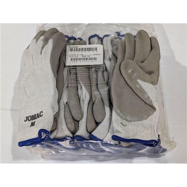 LOT: 12 WORK GLOVES CA#00938 GR:M