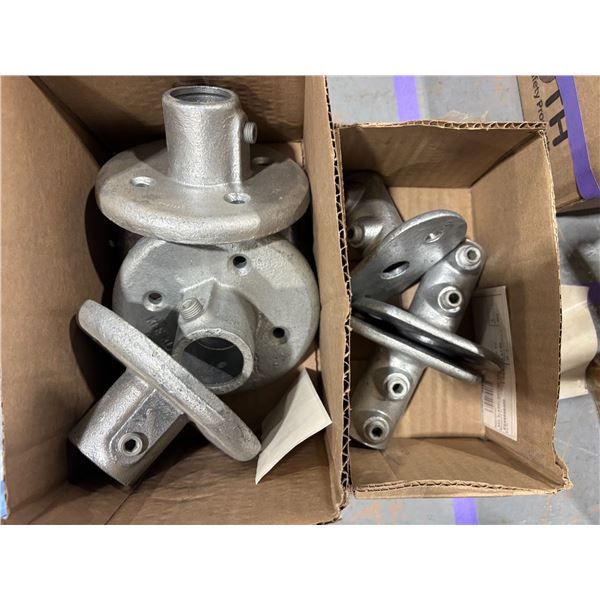 LOT: 6 ASSORTED RAILING BASES