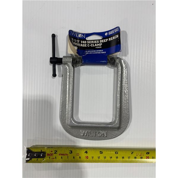 WILTON 2-1/2" 140 SERIES DEEP REACH CARRIAGE CLAMP #42525